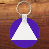 Californië Genderneutrale Bathroom driehoek Sleutelhanger (Voorkant)