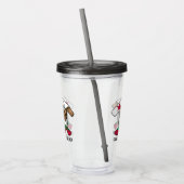 Californië Geologie Rock Hammer Logo-  Acryl Drinkbeker (Links)