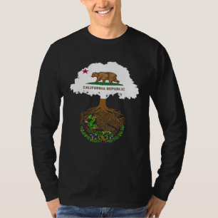 Californië Geteelde Mexicaanse Roots Erfgoed Mexic T-shirt
