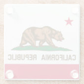 Californië Glazen Onderzetter (Achterkant)