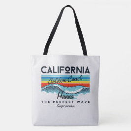 Californië Golden Coast perfecte golf Tote Bag
