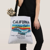 Californië Golden Coast perfecte golf Tote Bag (Dichtbij)
