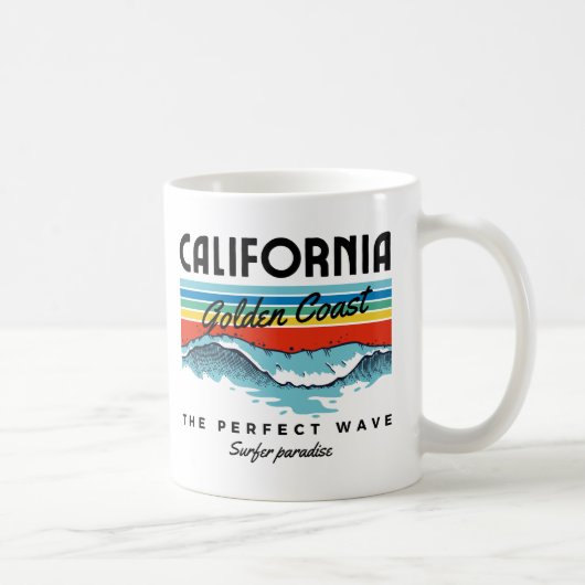 Californië Golden Coast,  Sunset Graphic Koffiemok (Rechts)