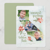 Californië Golden State Kaart Vakantie 3 Foto Kaar (Voorkant / Achterkant)