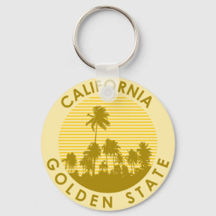 Californië Golden State Sleutelhanger