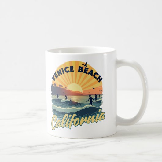 Californië: Golden Surven Paradise Koffiemok (Rechts)