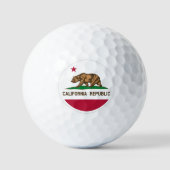 Californië Golf Balls, staatsvlag/patriotten Golfballen (Voorkant)