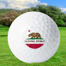 Californië Golf Balls, staatsvlag/patriotten Golfballen