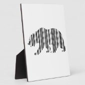 CALIFORNIË GOUDEN BEER BAR CODE Patroonontwerp Fotoplaat (Zijkant)