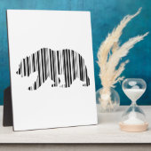 CALIFORNIË GOUDEN BEER BAR CODE Patroonontwerp Fotoplaat (Zijkant)