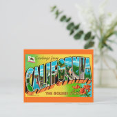 Californië Gouden Staat Postkaart (Staand voorkant)