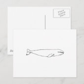 Californië Gray Whale Briefkaart (Voorkant / Achterkant)