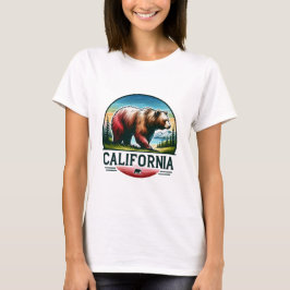 Californië, Grizzly Beer, T-shirt