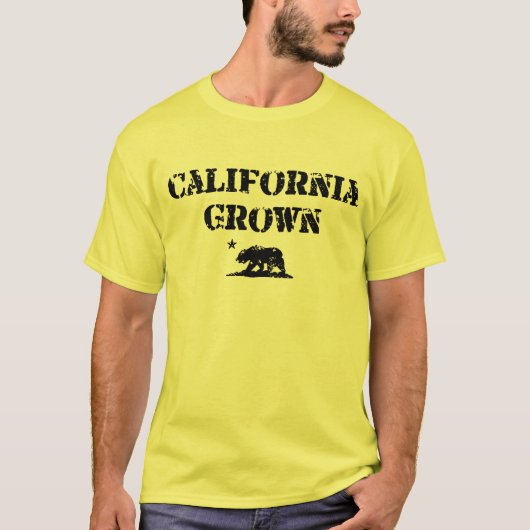 Californië Grown Beer T-shirt (Voorkant)
