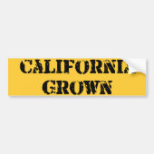 Californië Grown Bumpersticker (Voorkant)