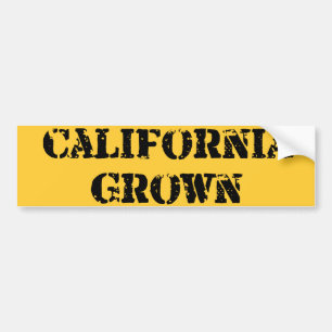Californië Grown Bumpersticker