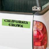 Californië Grown Bumpersticker (Op Truck)