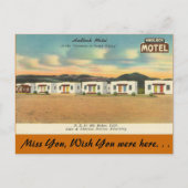 Californië, Hadlock Motel Briefkaart (Voorkant)