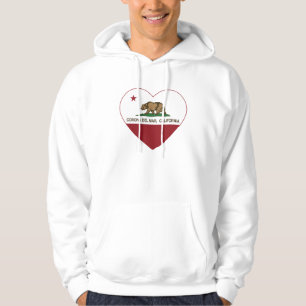 californië heeft de vlag van corona del mar hoodie