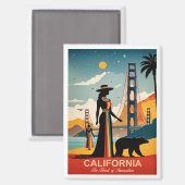 Californië: het hart van de innovatiemagneet magneet (Voorkant / Achterkant)