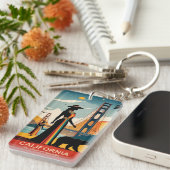 Californië: het hart van innovatie sleutelhanger (Voorkant Rechts)