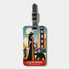 Californië: Het Land van de Avonturen Bagagelabel