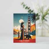 Californië: het land van de avonturen briefkaart (Staand voorkant)