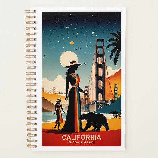 Californië: het land van de avonturen planner (Voorkant)