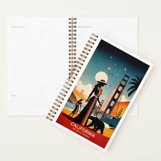 Californië: het land van de avonturen planner (Display)