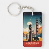 Californië: het land van de avonturen sleutelhanger (Voorkant)