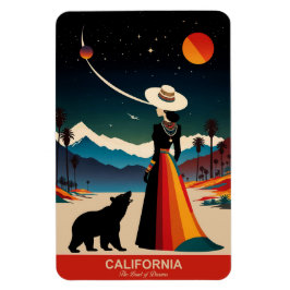 Californië: Het land van de dromen flexibel Magneet
