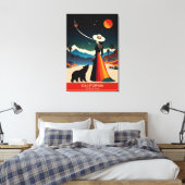 Californië: het land van dromen canvas afdruk (Insitu (Slaapkamer))
