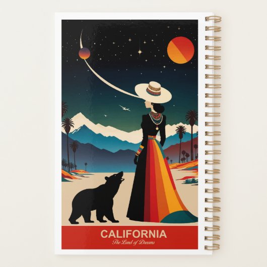 Californië: het land van dromen planner (Achterkant)