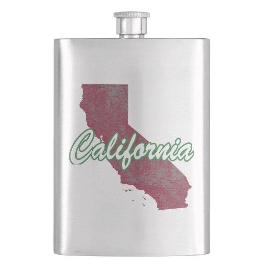 Californië Heupfles (Voorkant)