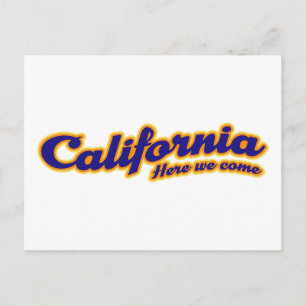 Californië - Hier komen we Briefkaart