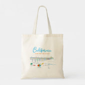 Californië Huntington Beach Tote Bag (Achterkant)