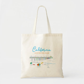 Californië Huntington Beach Tote Bag