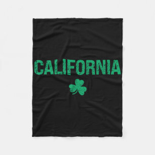 Californië Ierse Shamrock St Patrick's Day Fleece Deken