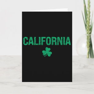 Californië Ierse Shamrock St. Patrick's Day Kaart