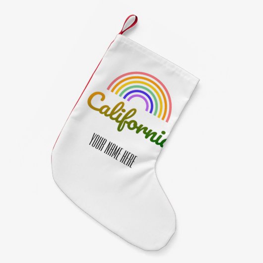 Californië - Ik hou van Californië Kleine Kerstsok (Voorkant (Hangend))