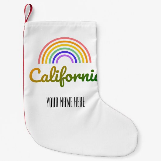 Californië - Ik hou van Californië Kleine Kerstsok (Voorkant)