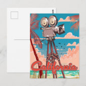 Californië in de film briefkaart (Voorkant / Achterkant)