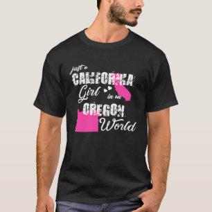 Californië is gewoon een Californische meid in een T-shirt