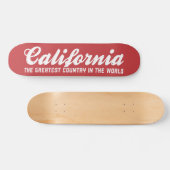 californië is het grootste land ter wereld persoonlijk skateboard (Horizontaal)