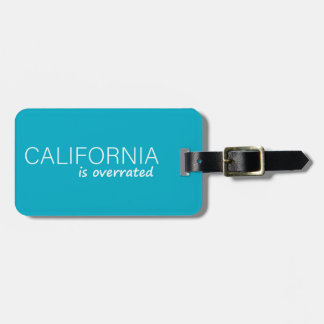 Californië is overschat bagagelabel