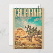  Californië Joshua Tree Travel Briefkaarten (Voorkant / Achterkant)