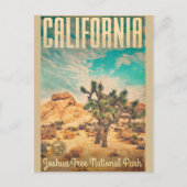  Californië Joshua Tree Travel Briefkaarten (Voorkant)