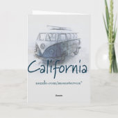 Californië Kaart (Achterkant)