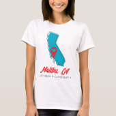 Californië Kaart T-shirt (Voorkant)