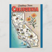 Californië Kaart USA Toerisme (Voorkant)